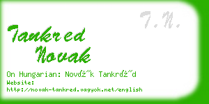 tankred novak business card